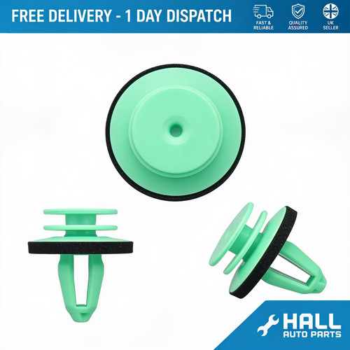 10x skoda door card - skoda, clips-
