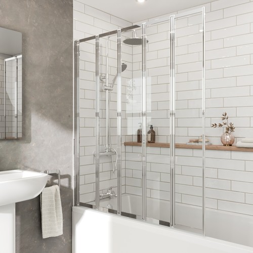 Panel folding bath shower - panel,