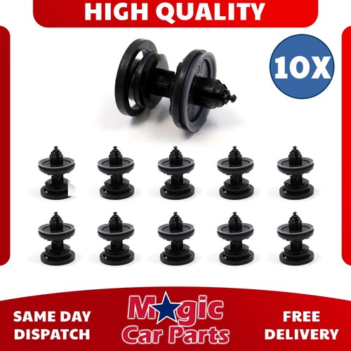 Door panel card trim clips - door,