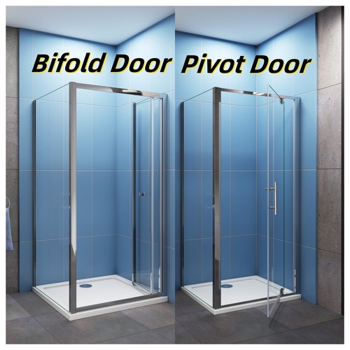 Pivot bifold shower enclosure - ,